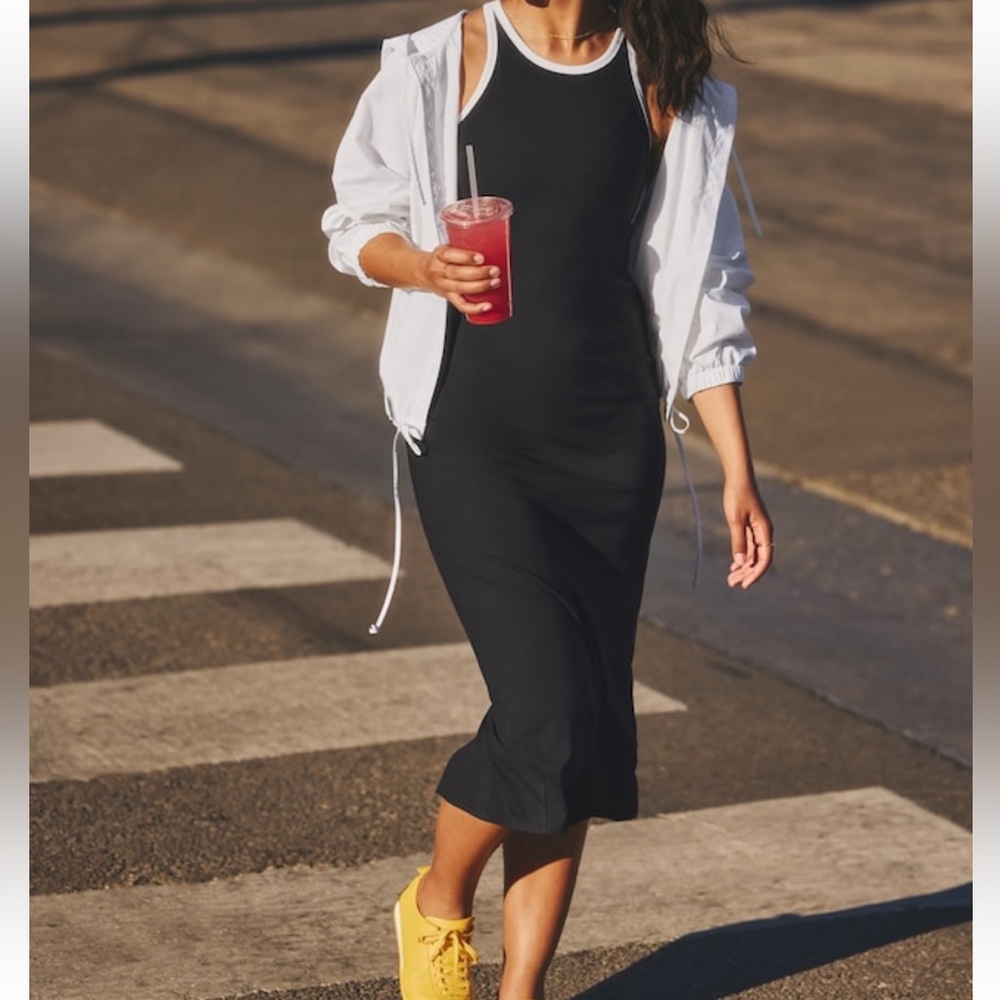 Athleta Signature Rib Maxi Dress